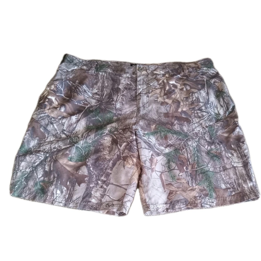 Realtree 2XL Mens Camo Shorts Waist = 48 Casual Outdoor Hunting Fishing